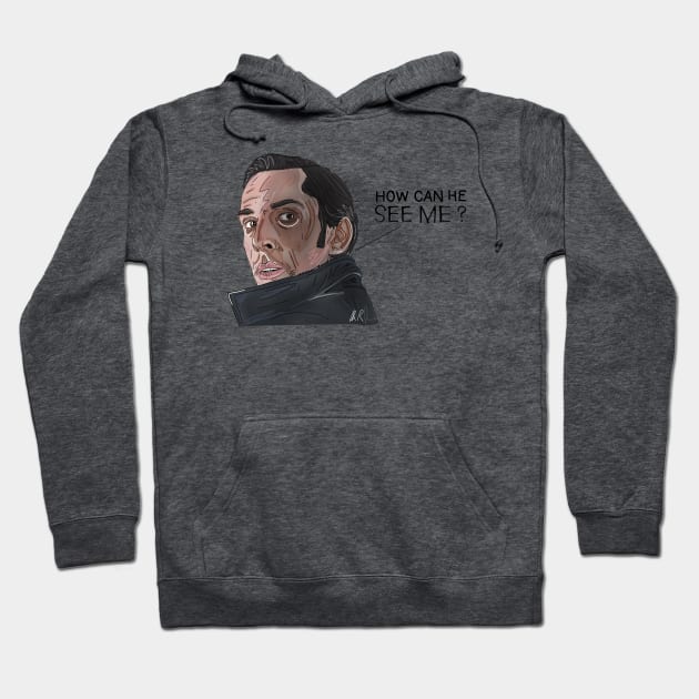 Grandma's Boy: How Can He SEE Me? Hoodie by 51Deesigns